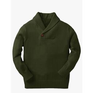 Makkrom Toddler Baby Boy Girl Shawl Collar Pullover Cable Sweaters Knit V Neck